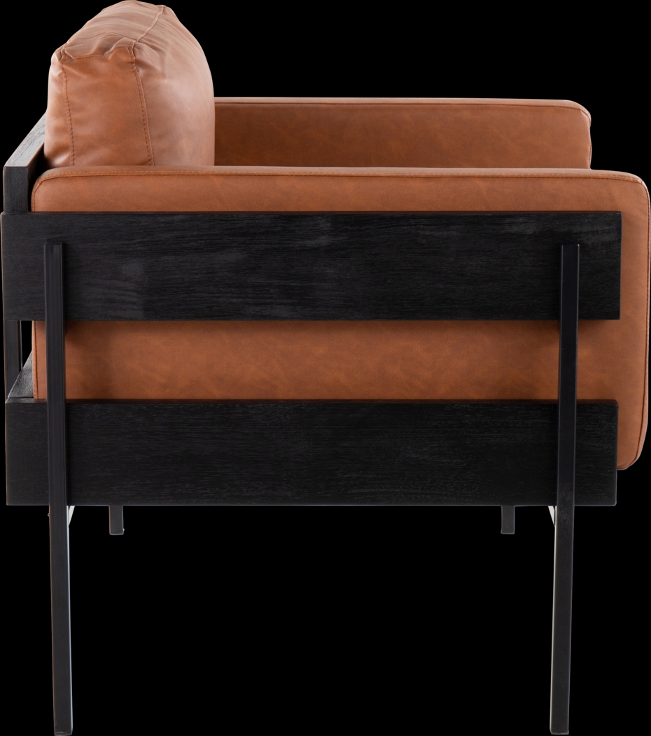 Clyburn IV Camel Accent Chair - Thumbnail - Image 3