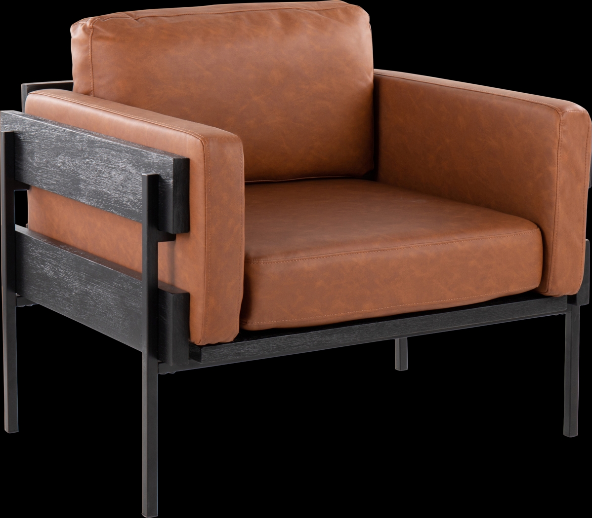 Clyburn IV Camel Accent Chair - Thumbnail - Image 1