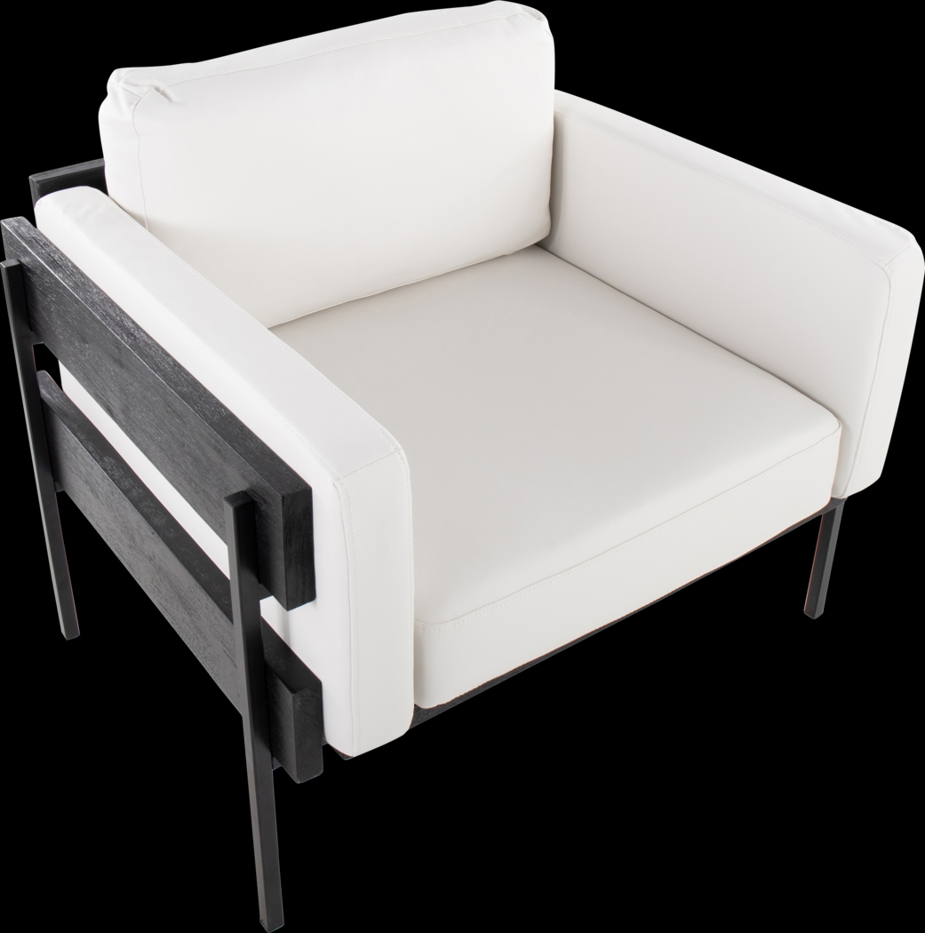 Clyburn IV White Accent Chair - Thumbnail - Image 7