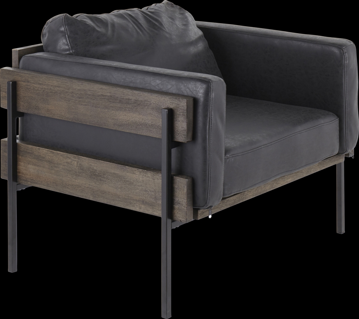 Clyburn V Black Accent Chair - Thumbnail - Image 1