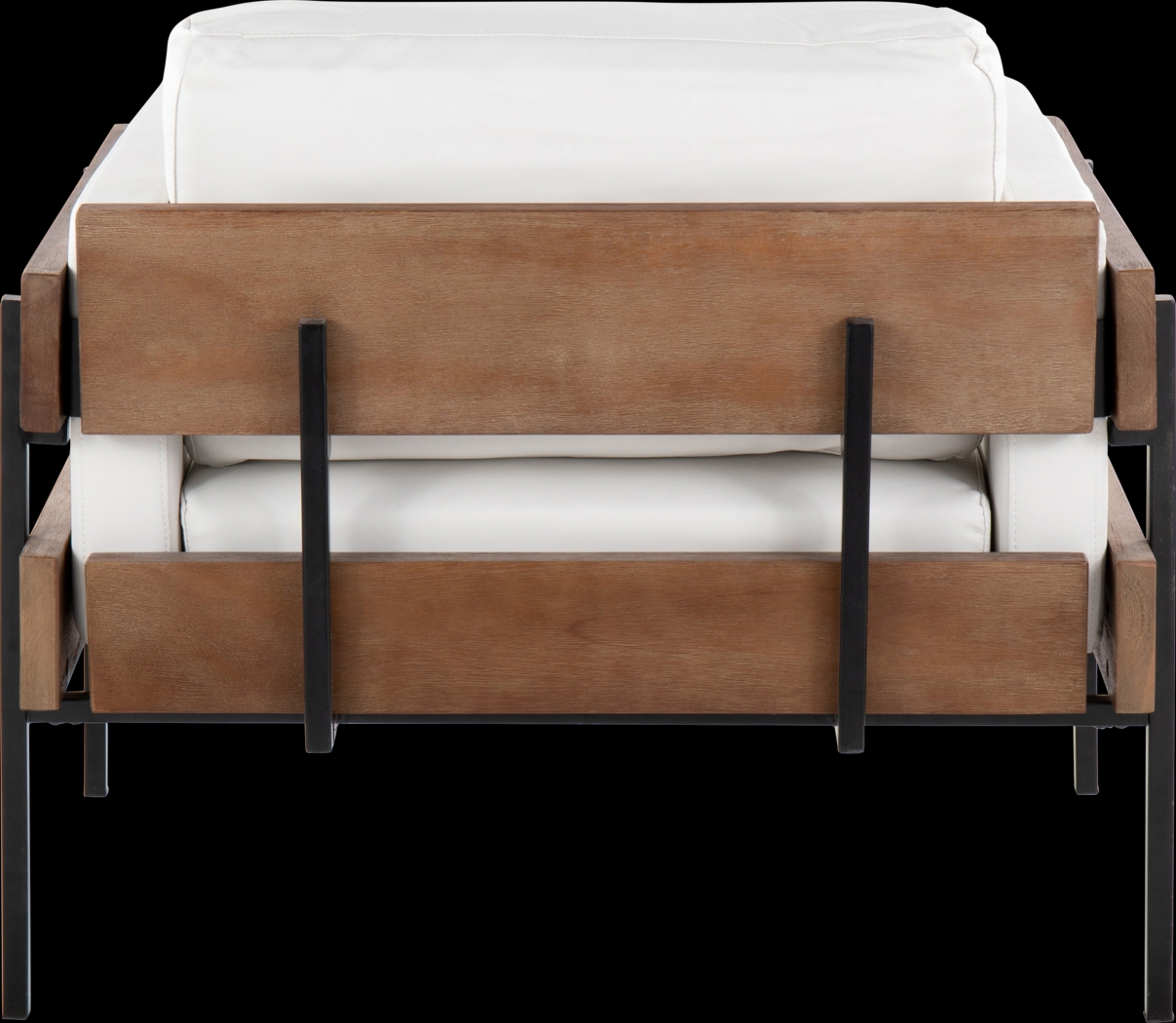 Clyburn V White Accent Chair - Thumbnail - Image 4