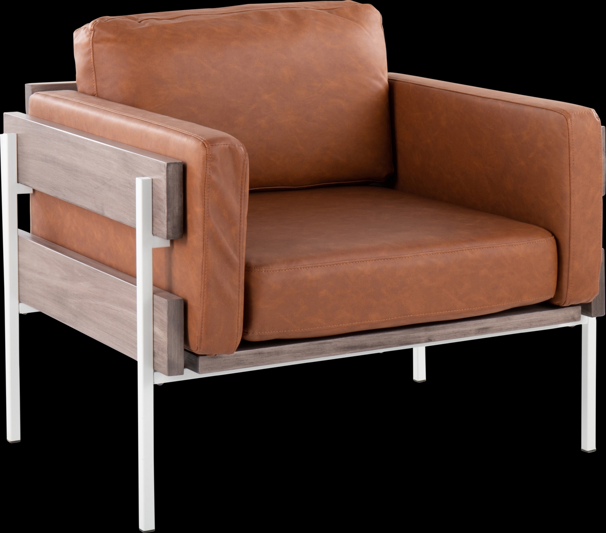 Clyburn VI Camel Accent Chair - Thumbnail - Image 1