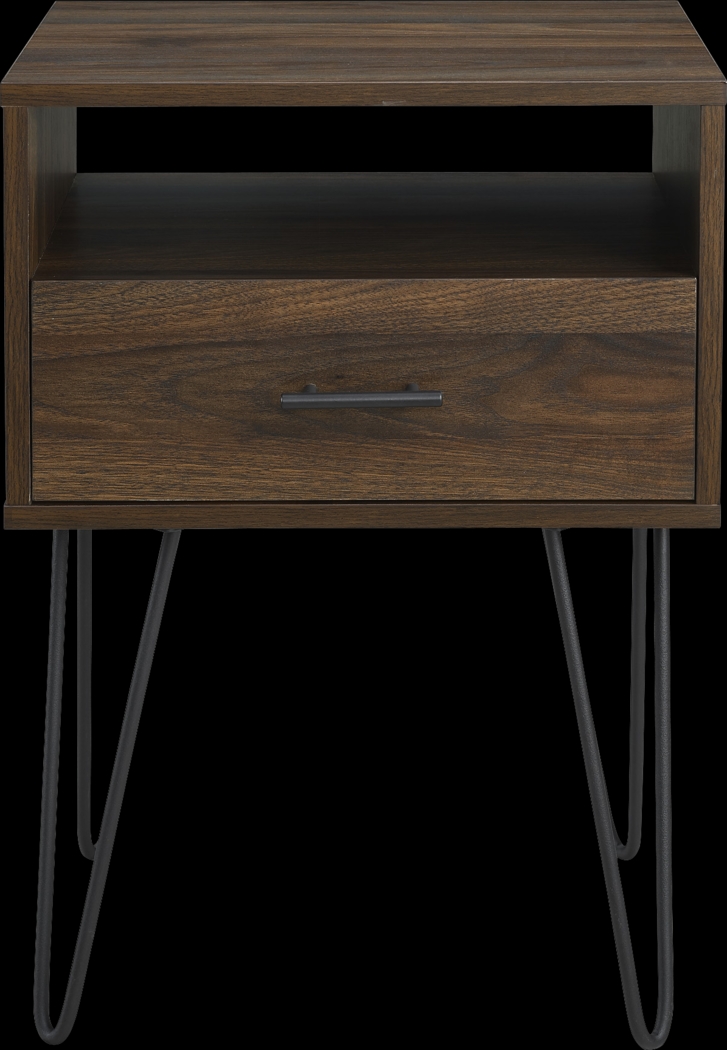 Clyburn Walnut Side Table - Thumbnail - Image 2