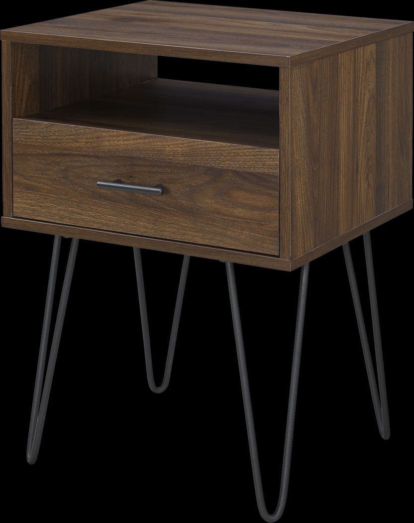 Clyburn Walnut Side Table - Thumbnail - Image 3