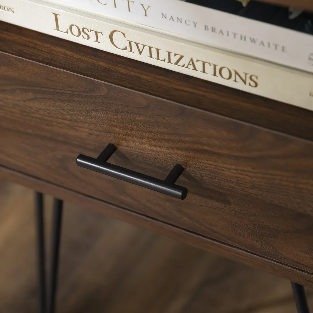 Clyburn Walnut Side Table - Image 5