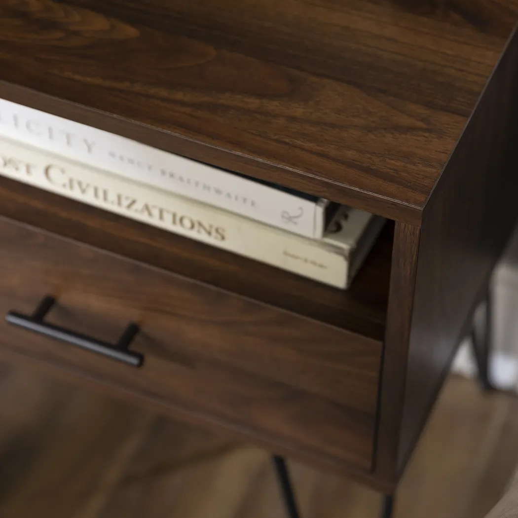 Clyburn Walnut Side Table - Image 7