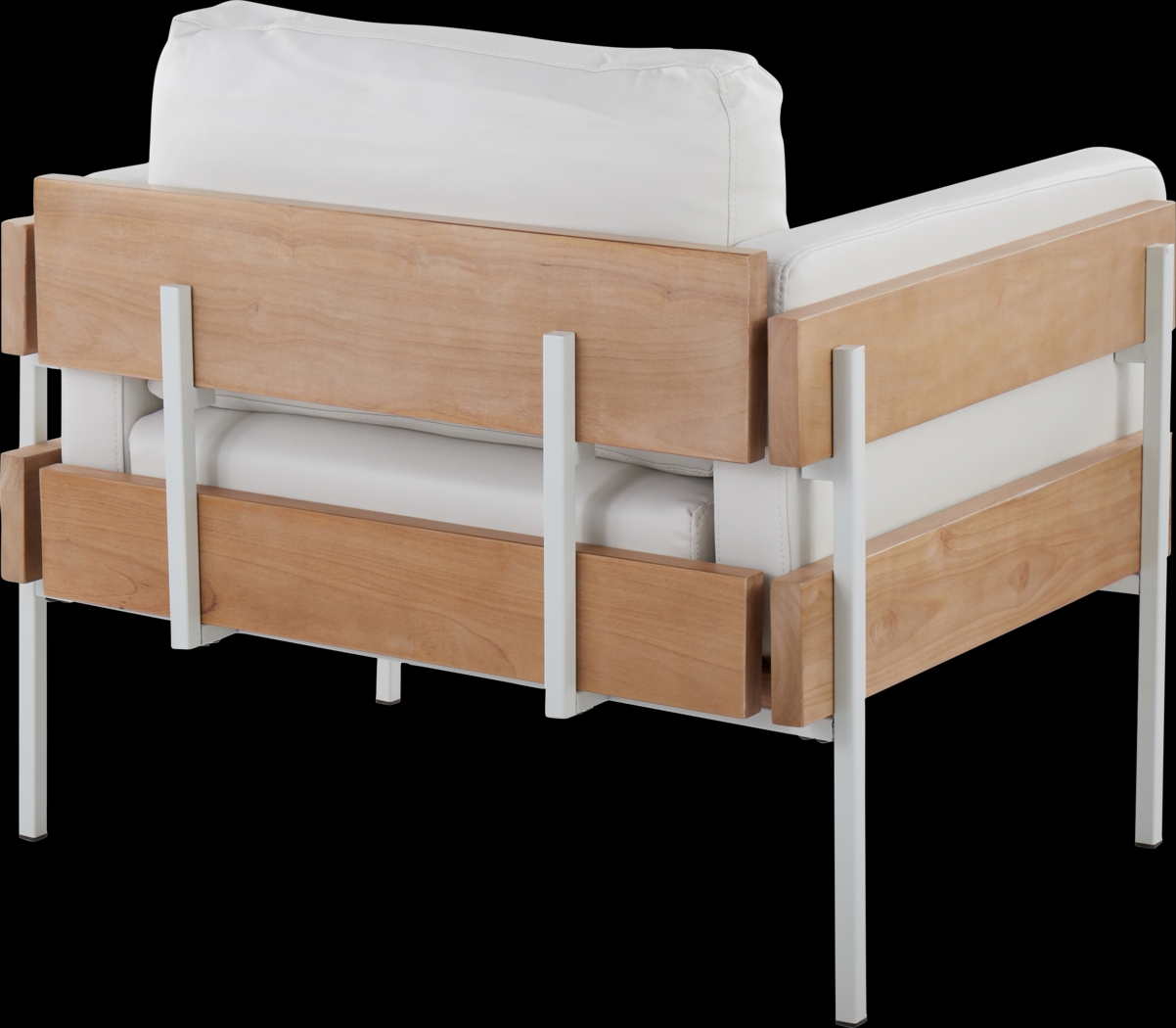 Clyburn White Accent Chair - Thumbnail - Image 4