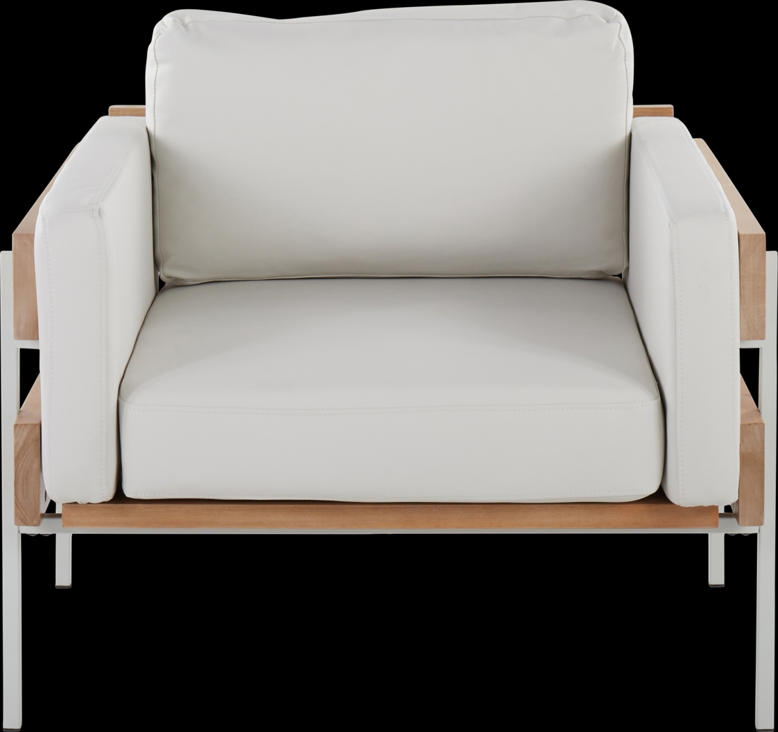 Clyburn White Accent Chair - Thumbnail - Image 6