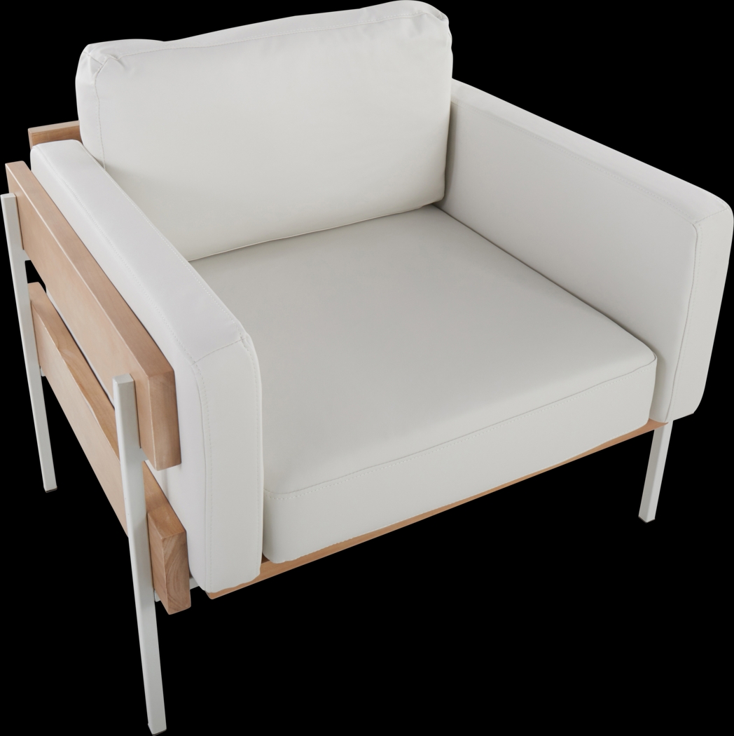 Clyburn White Accent Chair - Thumbnail - Image 7