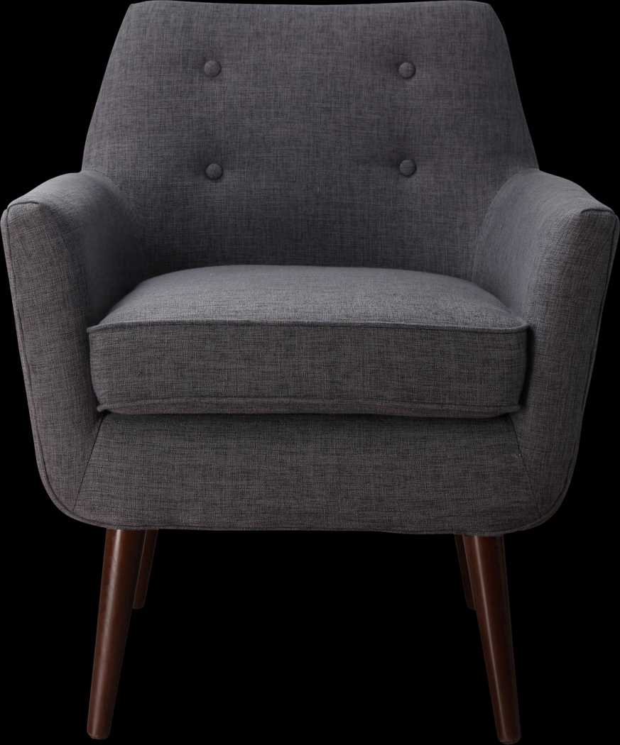 Clyde Gray Accent Chair - Thumbnail - Image 1