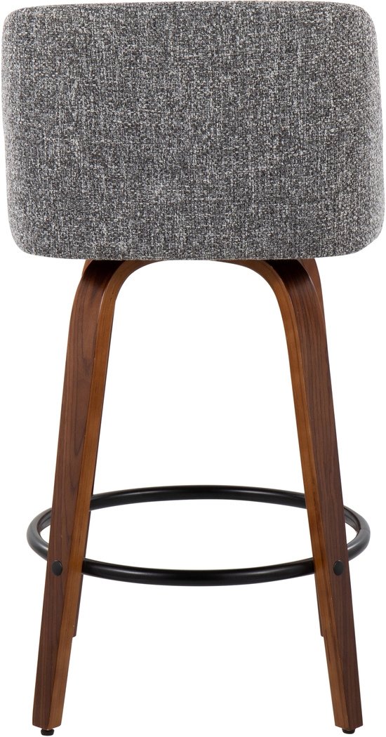 Clyo I Gray Counter Stool Set of 2 - Thumbnail - Image 5