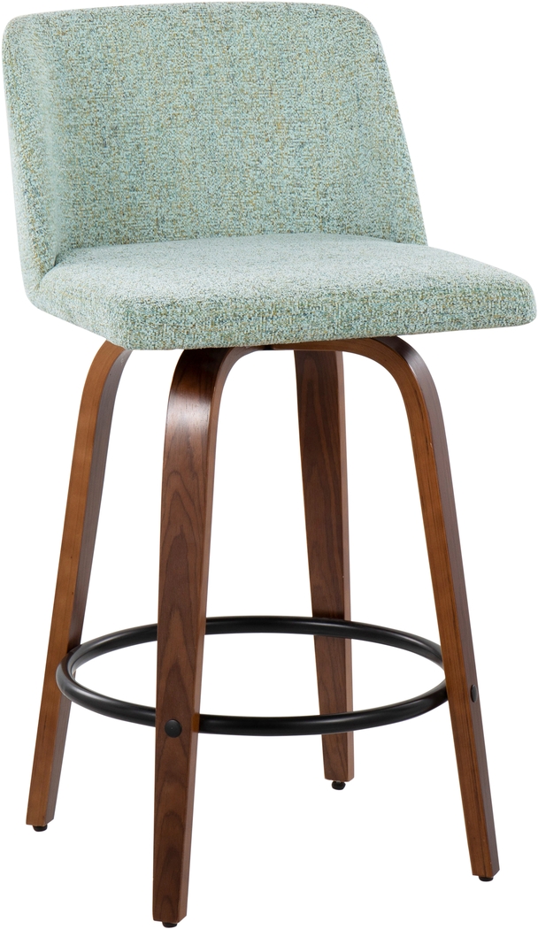 Clyo I Green Counter Stool Set of 2 - Thumbnail - Image 2
