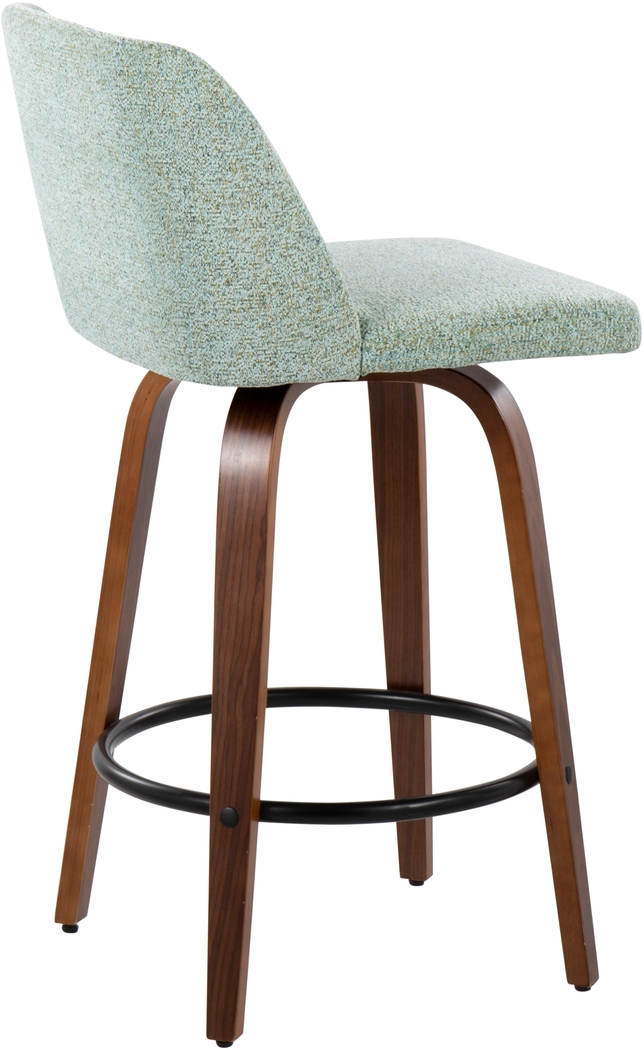 Clyo I Green Counter Stool Set of 2 - Thumbnail - Image 4