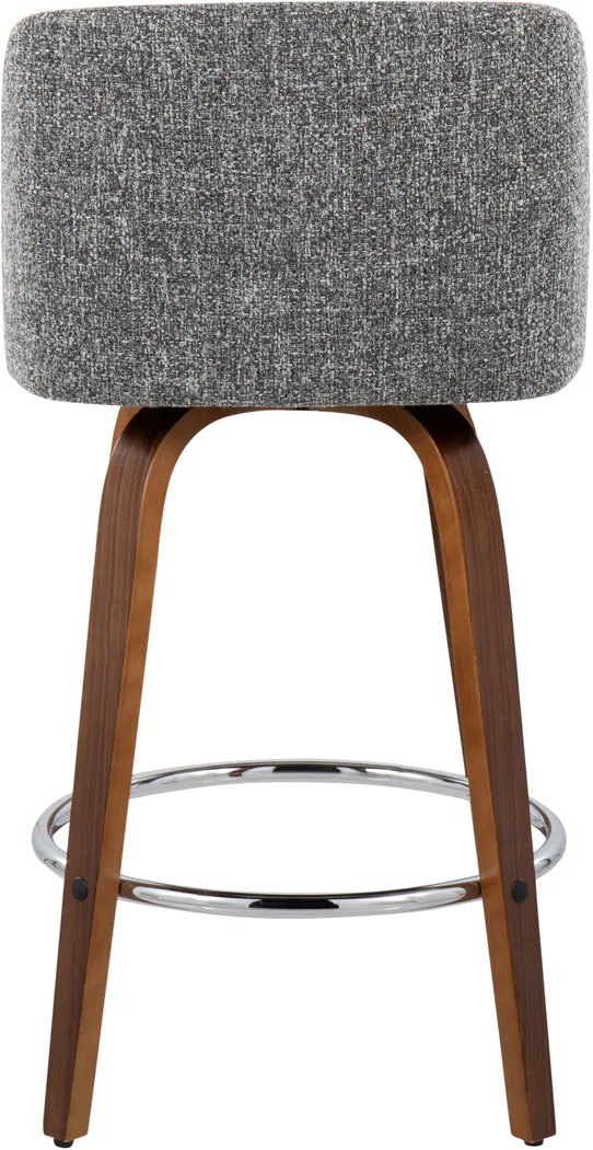 Clyo II Gray Counter Stool Set of 2 - Thumbnail - Image 5