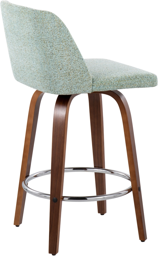 Clyo II Green Counter Stool Set - Thumbnail - Image 4