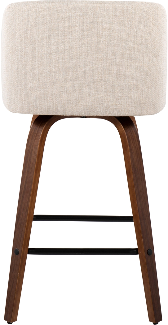 Clyo III Cream Counter Stool Set of 2 - Thumbnail - Image 5