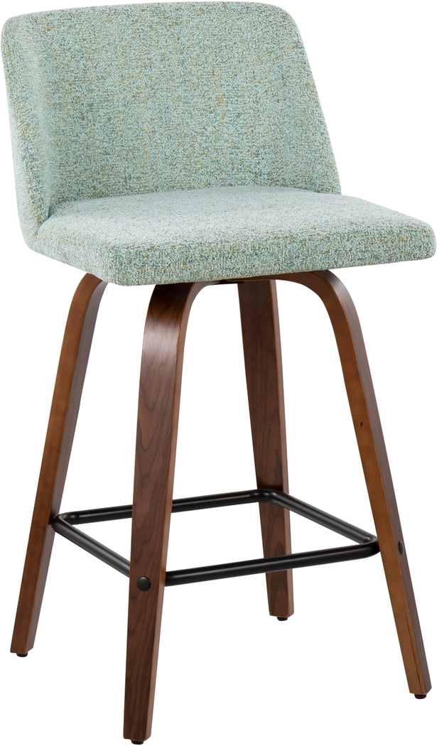 Clyo III Green Counter Stool Set of 2 - Thumbnail - Image 2