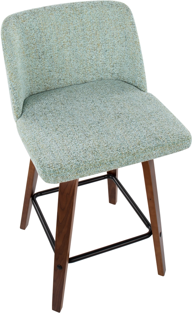 Clyo III Green Counter Stool Set of 2 - Thumbnail - Image 7