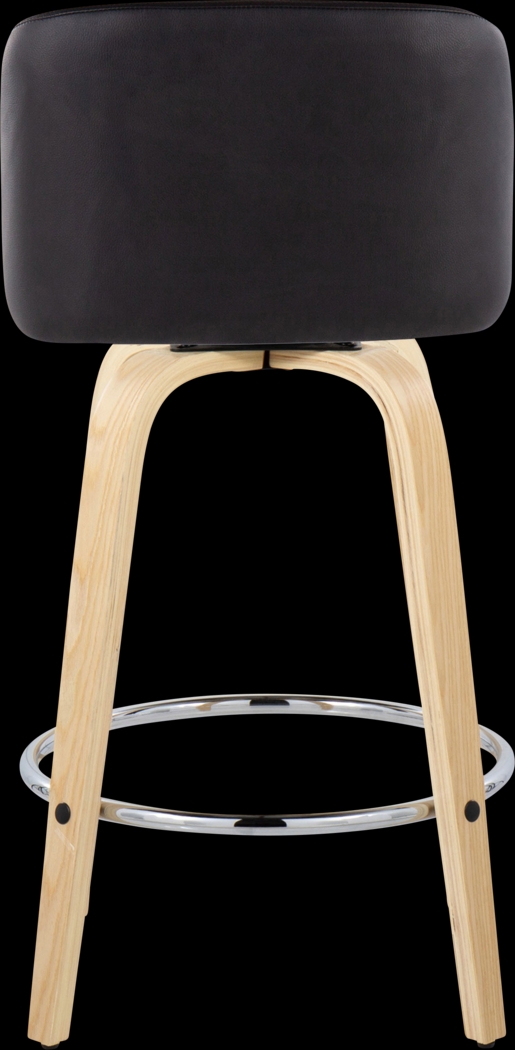 Clyo IX Black Swivel Counter Height Stool, Set of 2 - Thumbnail - Image 6