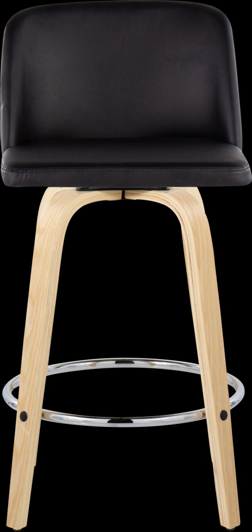 Clyo IX Black Swivel Counter Height Stool, Set of 2 - Thumbnail - Image 7