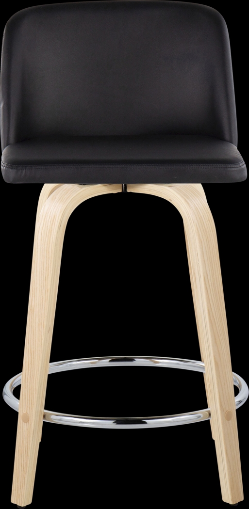 Clyo V Black Swivel Counter Height Stool, Set of 2 - Thumbnail - Image 7