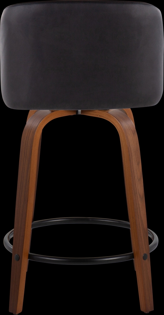 Clyo VII Black Swivel Counter Height Stool, Set of 2 - Thumbnail - Image 6