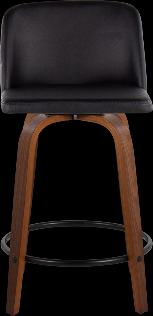 Clyo VII Black Swivel Counter Height Stool, Set of 2 - Thumbnail - Image 7