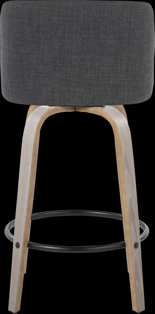 Clyo VIII Black Swivel Counter Height Stool, Set of 2 - Thumbnail - Image 6