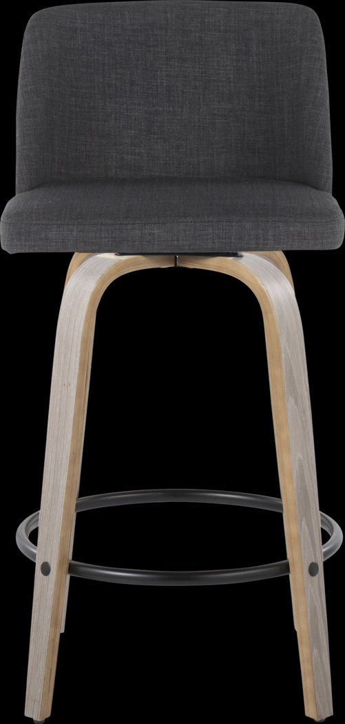 Clyo VIII Black Swivel Counter Height Stool, Set of 2 - Thumbnail - Image 7