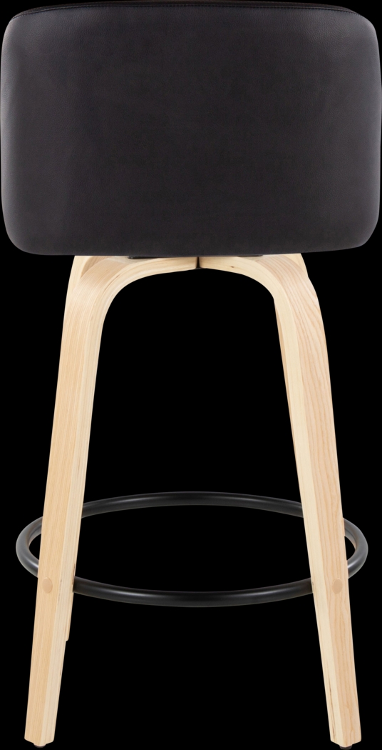 Clyo XI Black Swivel Counter Height Stool, Set of 2 - Thumbnail - Image 6