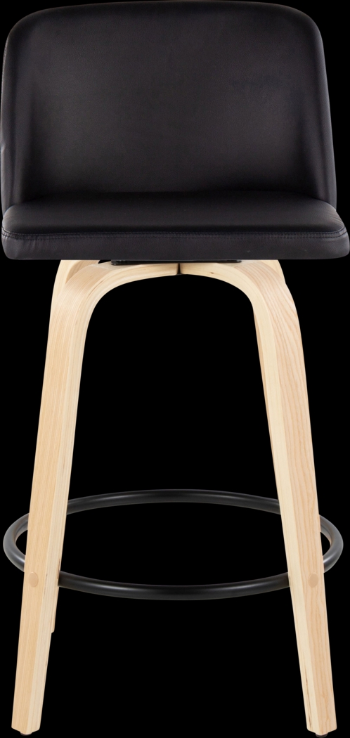 Clyo XI Black Swivel Counter Height Stool, Set of 2 - Thumbnail - Image 7