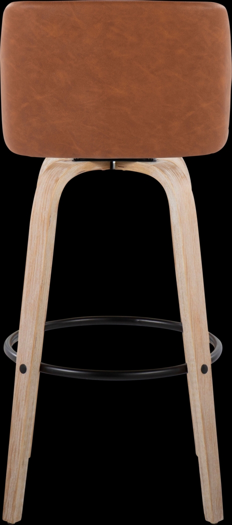 Clyo XII Camel Swivel Barstool, Set of 2 - Thumbnail - Image 6