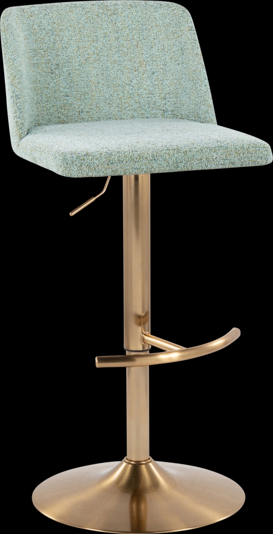 Clyo XIII Green Adjustable Bastool, Set of 2 - Thumbnail - Image 3