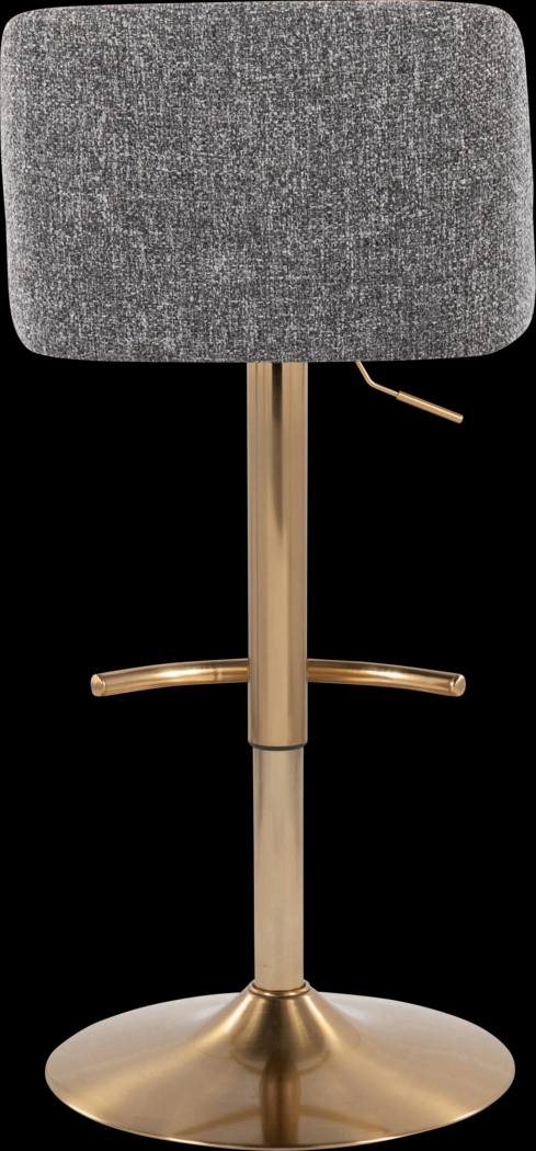 Clyo XIV Gray Adjustable Barstool, Set of 2 - Thumbnail - Image 6