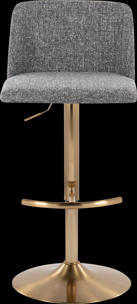 Clyo XIV Gray Adjustable Barstool, Set of 2 - Thumbnail - Image 7