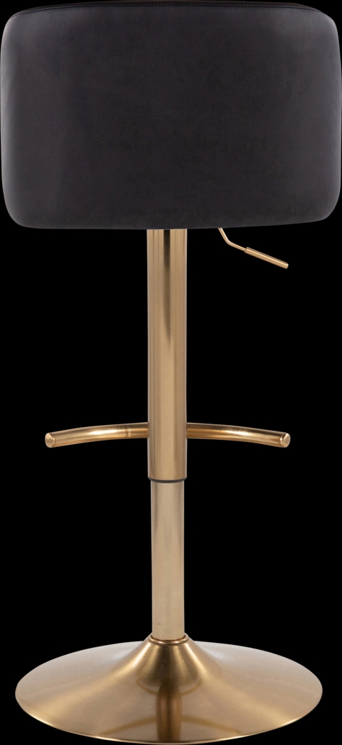 Clyo XV Black Adjustable Barstool, Set of 2 - Thumbnail - Image 6