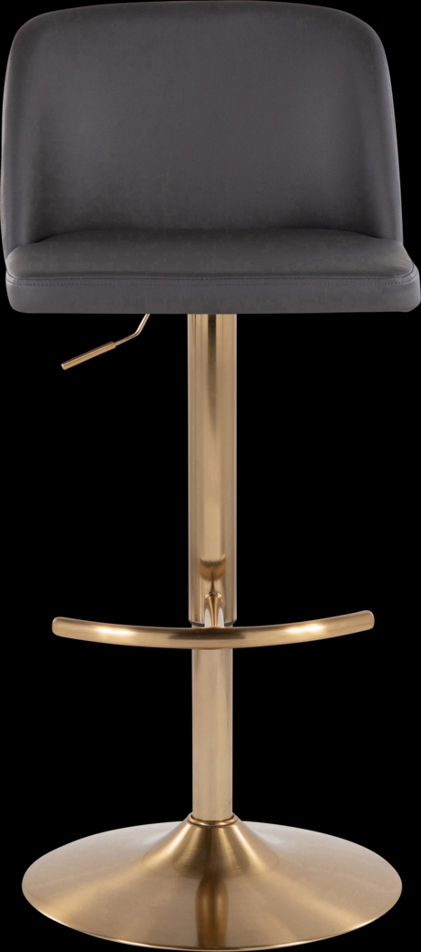 Clyo XV Gray Adjustable Barstool, Set of 2 - Thumbnail - Image 7