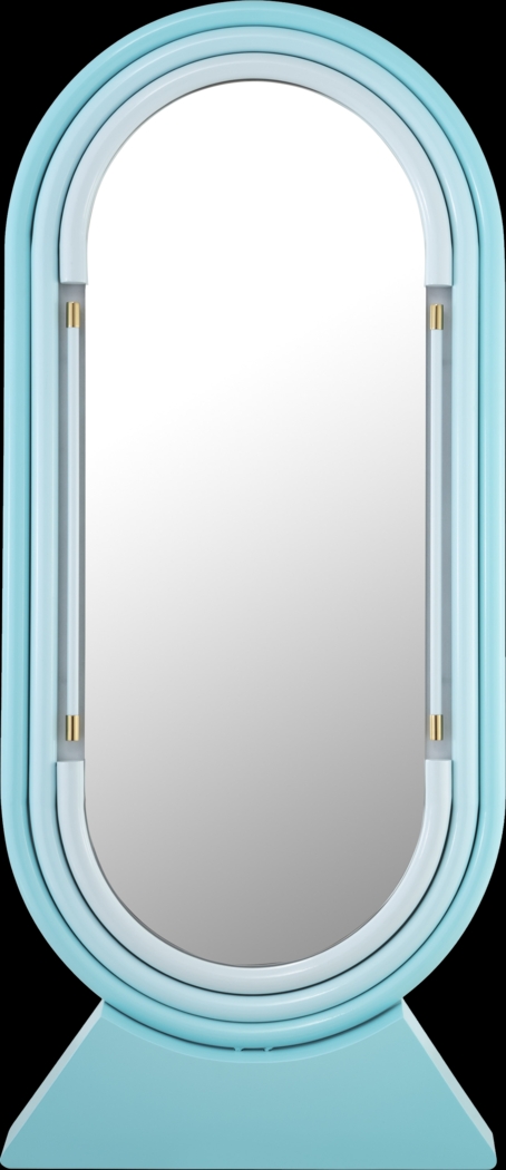 Coada I Blue Floor Mirror - Thumbnail - Image 3