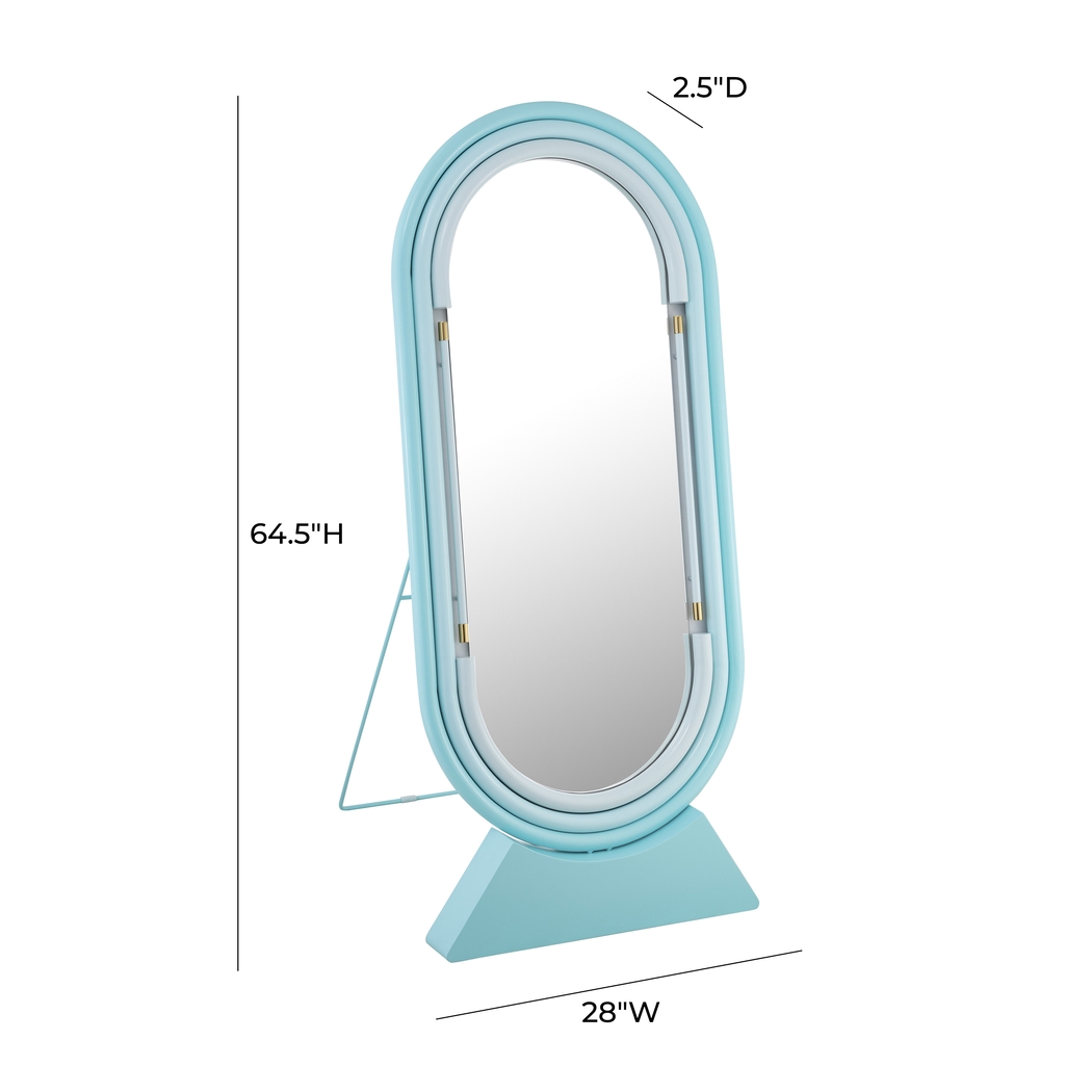 Coada I Blue Floor Mirror - Thumbnail - Image 9