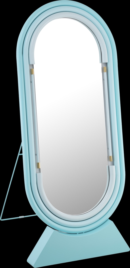 Coada I Blue Floor Mirror - Thumbnail - Image 1