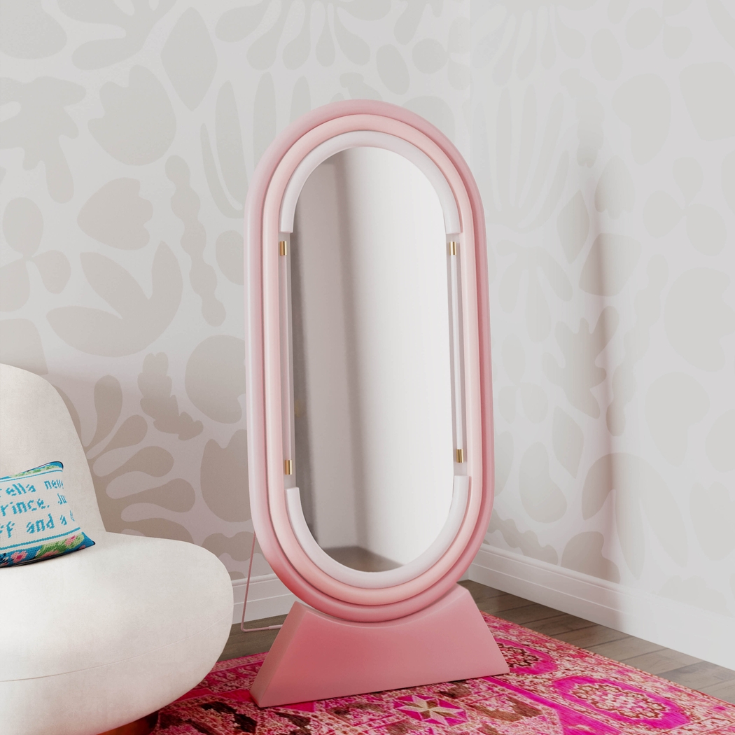 Coada I Pink Floor Mirror - Thumbnail - Image 2