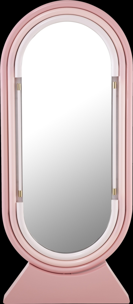 Coada I Pink Floor Mirror - Thumbnail - Image 3