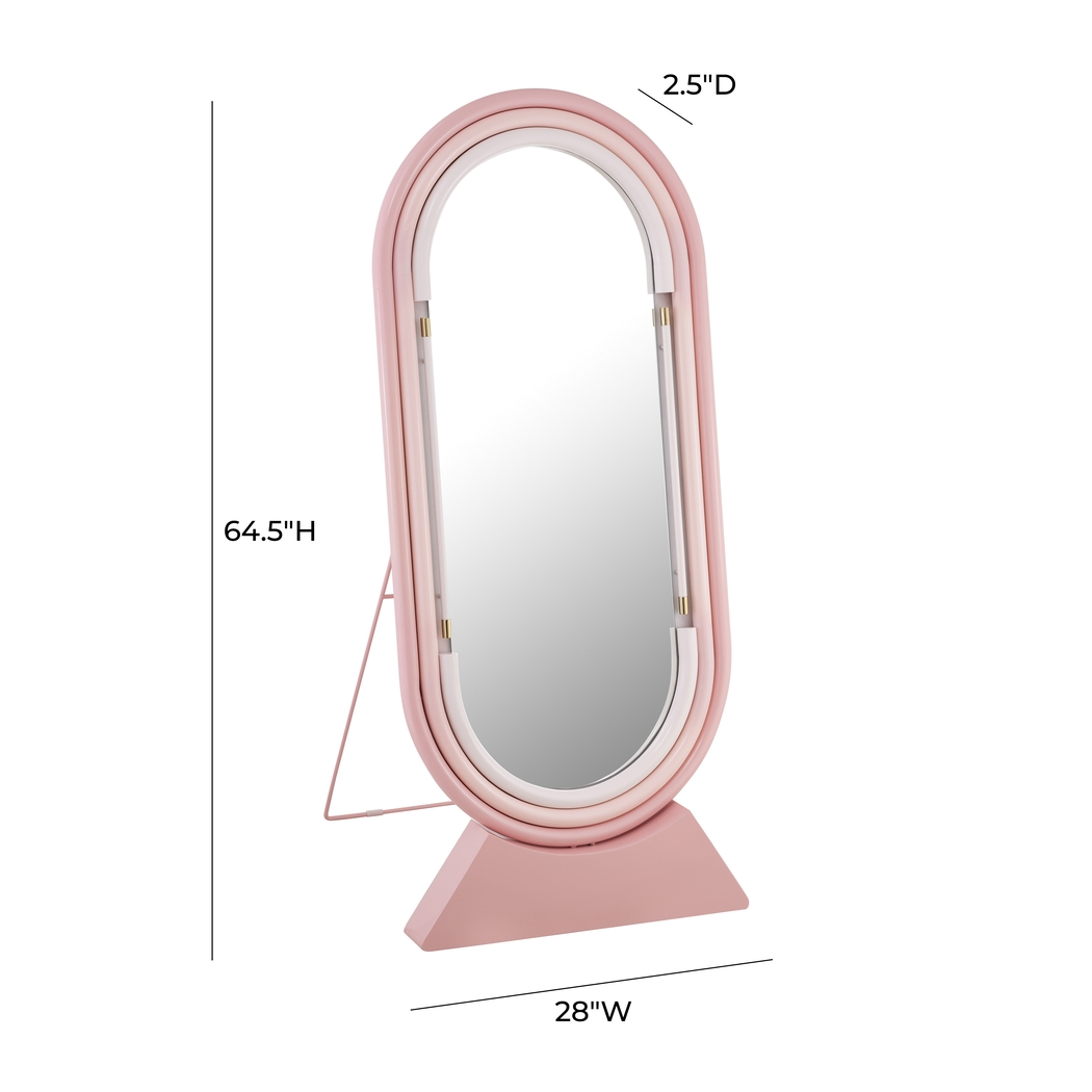 Coada I Pink Floor Mirror - Thumbnail - Image 9