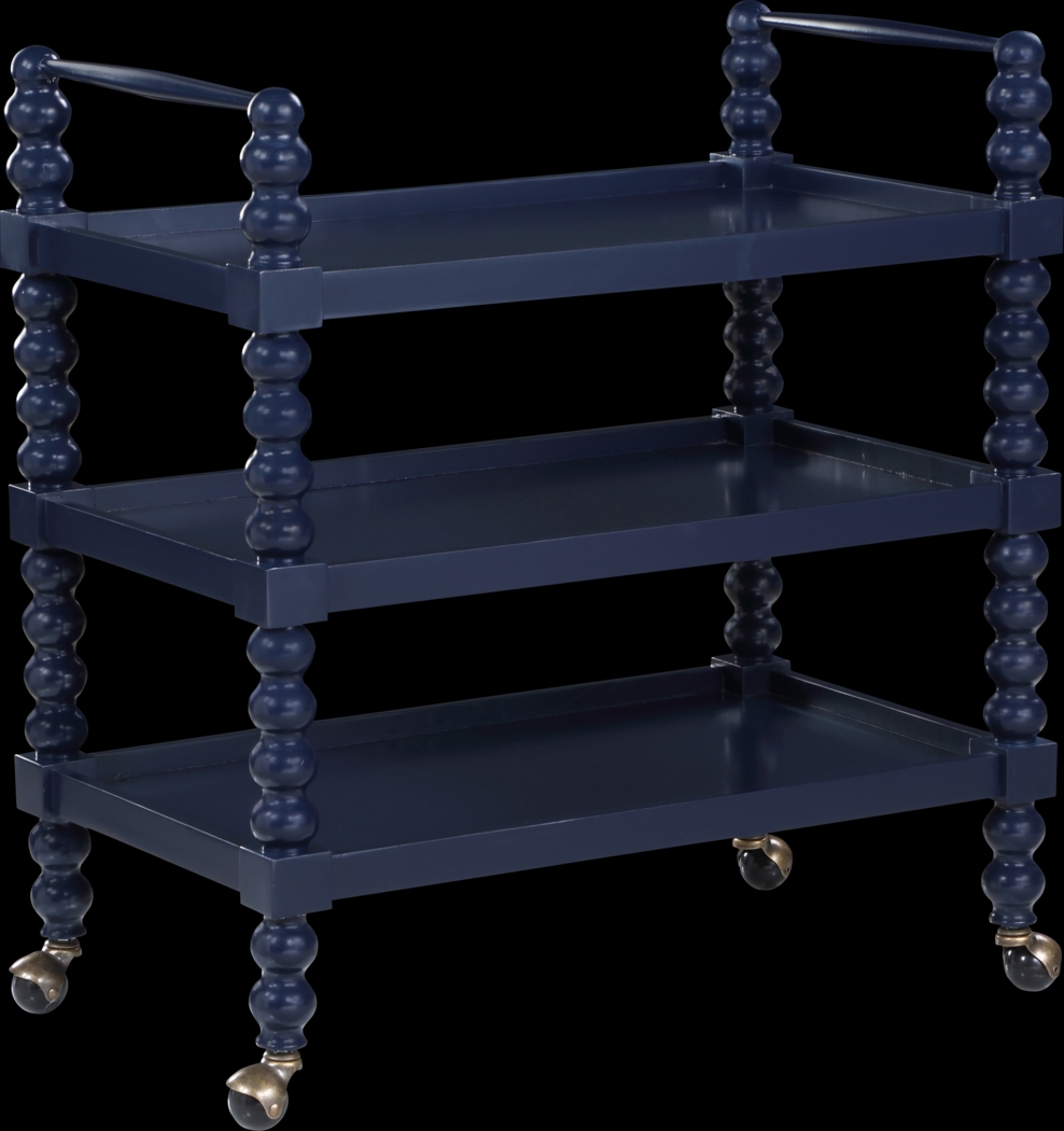 Coastina Blue Kitchen Cart - Thumbnail - Image 1