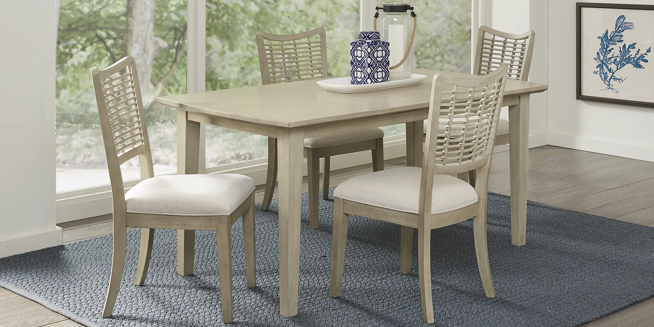 Coastline Drive Gray 5 Pc Dining Room - Thumbnail - Image 1