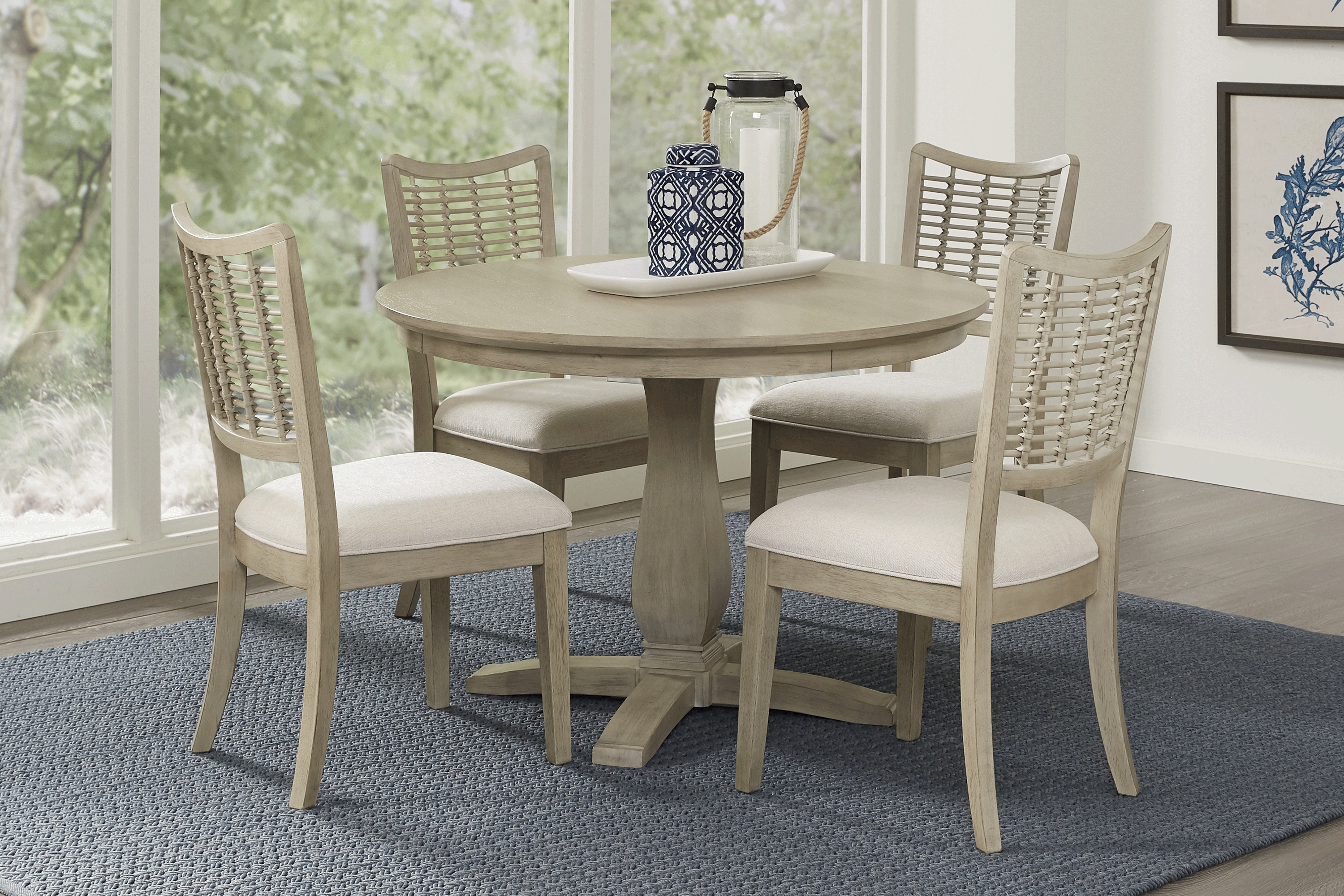 Coastline Drive Gray Dining Chair - Thumbnail - Image 2