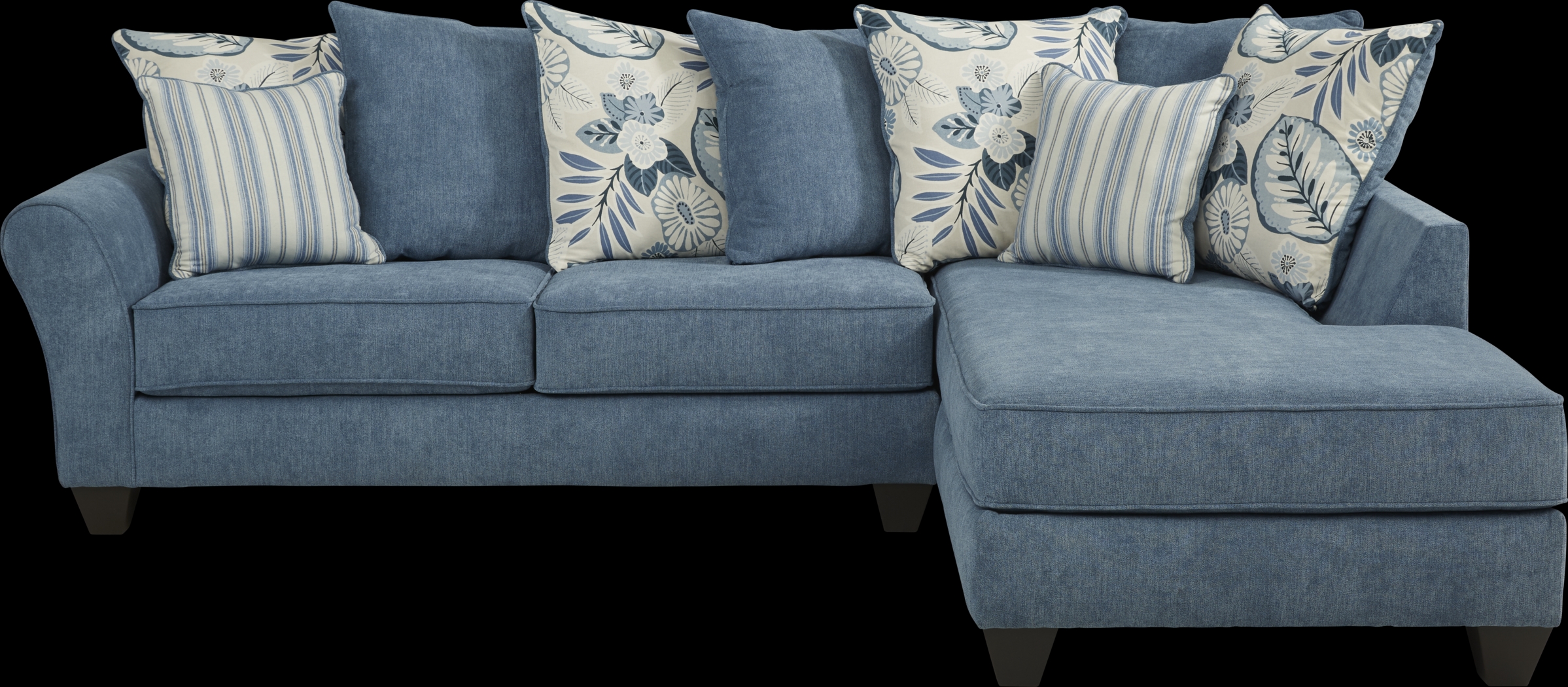 Coastside Chambray 2 Pc Sectional - Thumbnail - Image 1