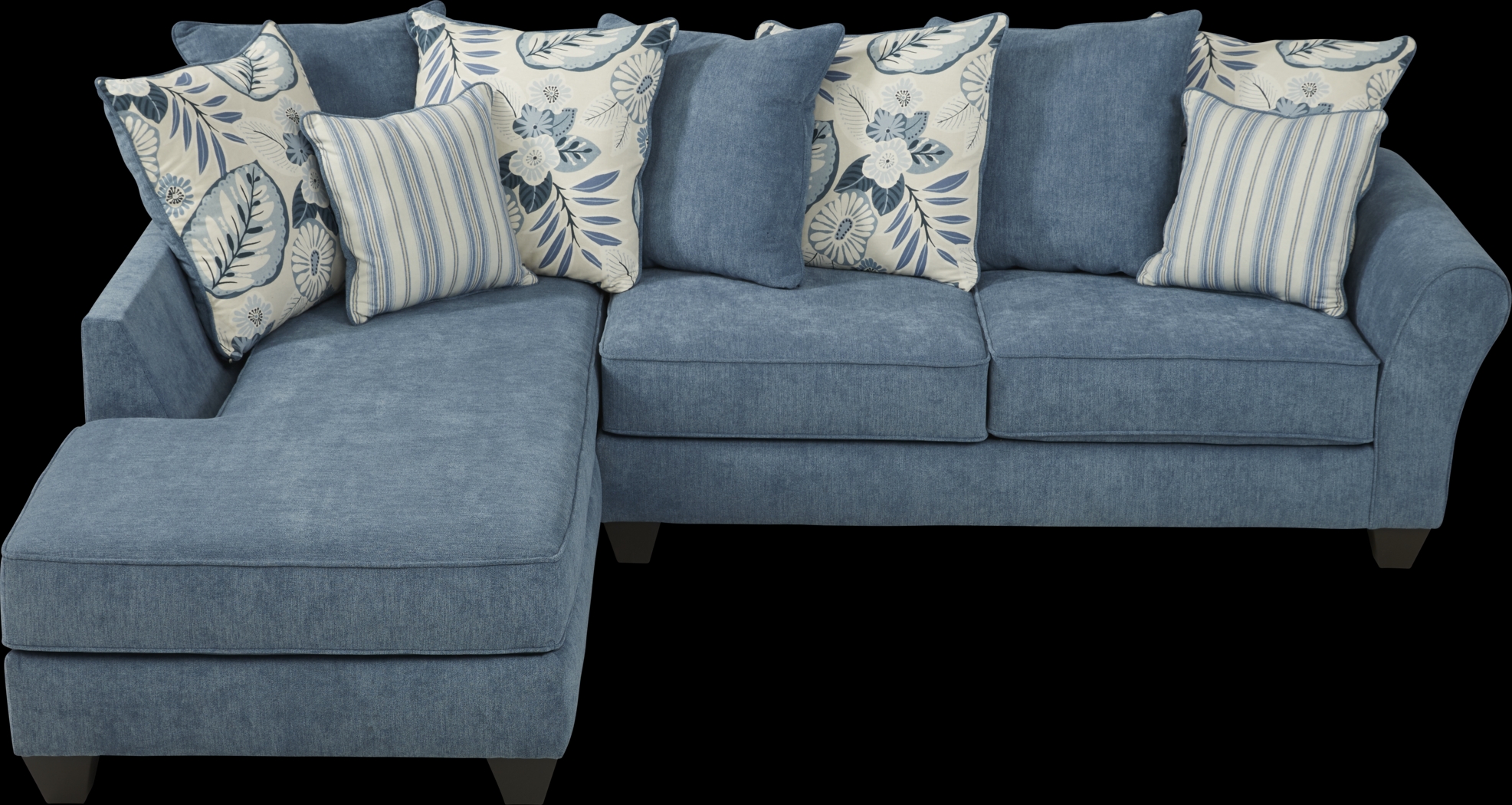 Coastside Chambray 3 Pc Sectional Living Room - Thumbnail - Image 3