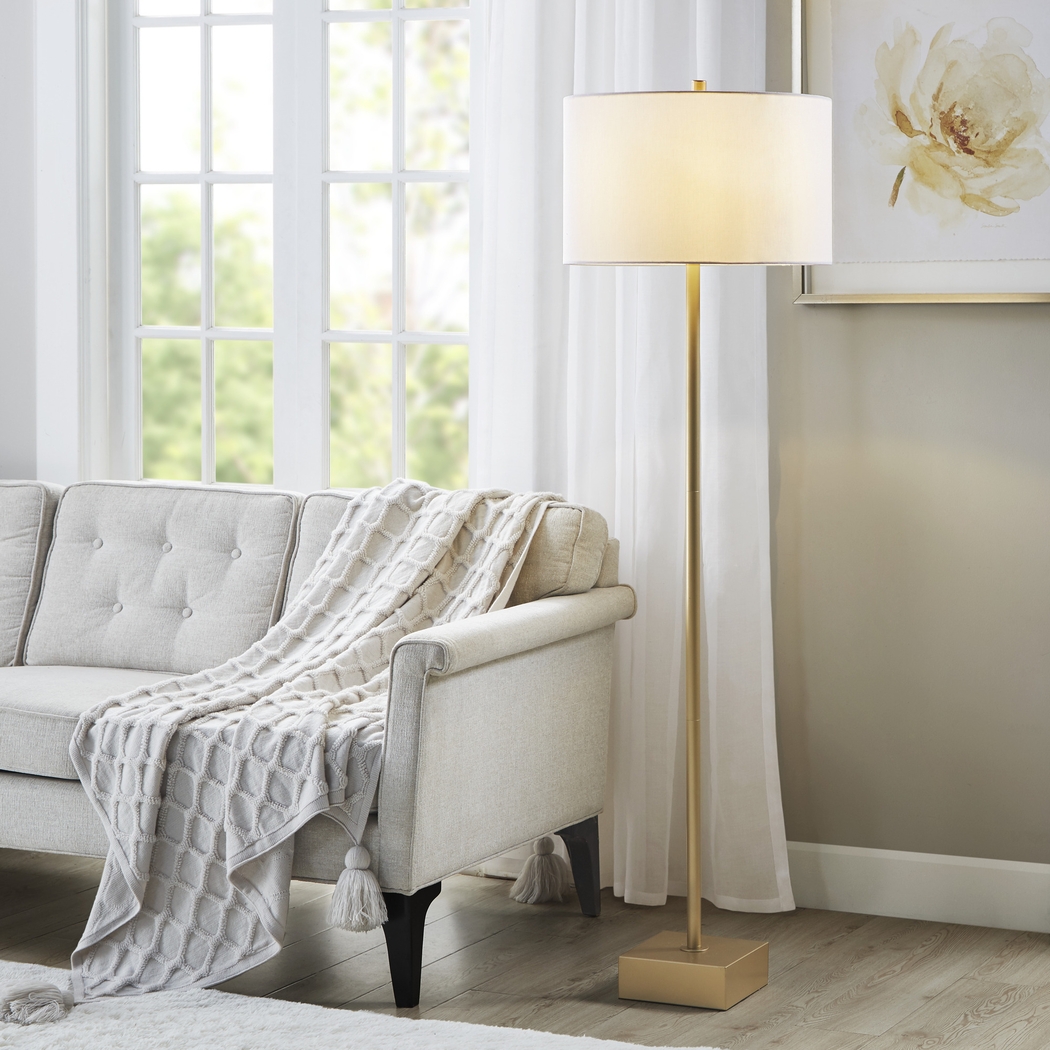 Cobb Place Gold Floor Lamp - Thumbnail - Image 3