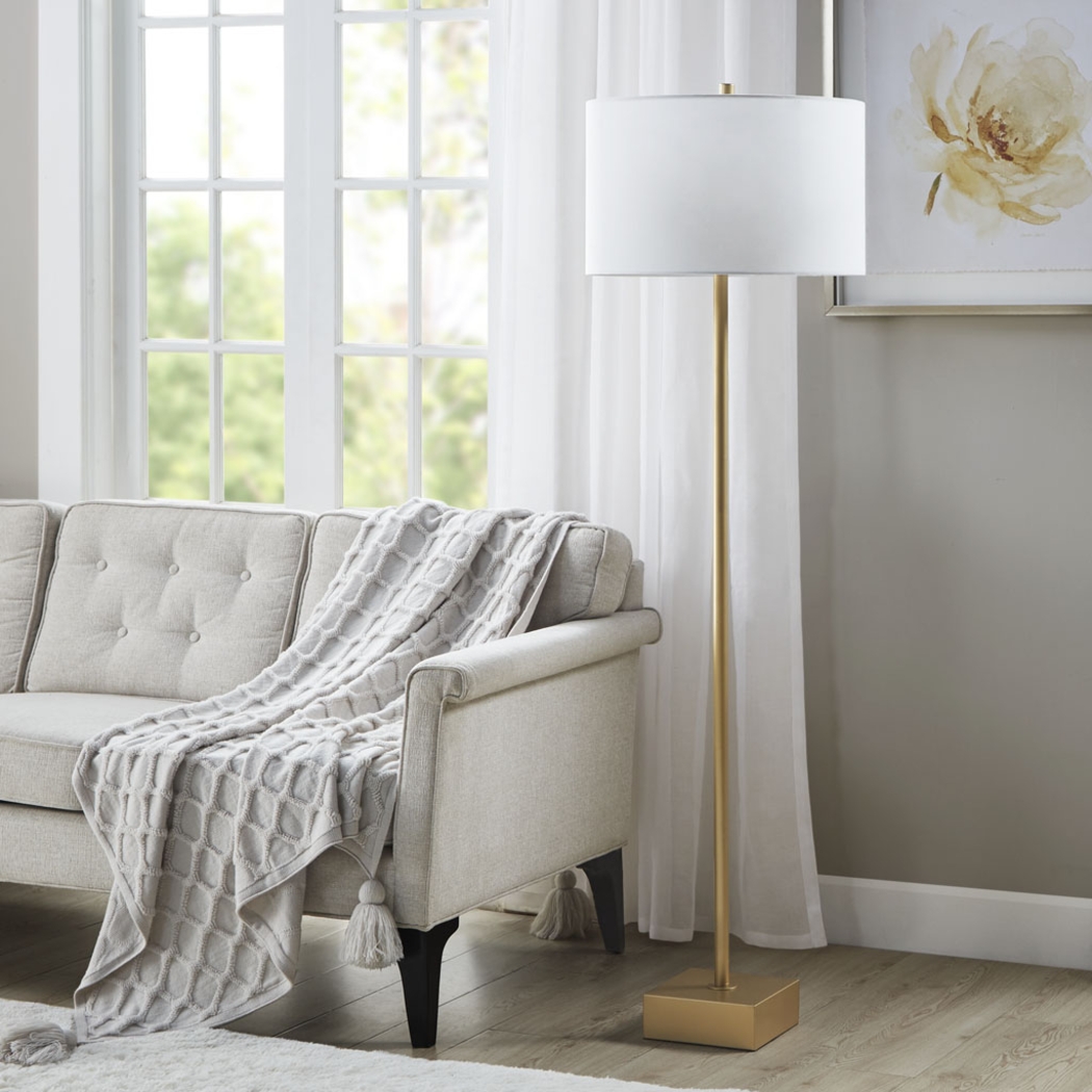 Cobb Place Gold Floor Lamp - Thumbnail - Image 4
